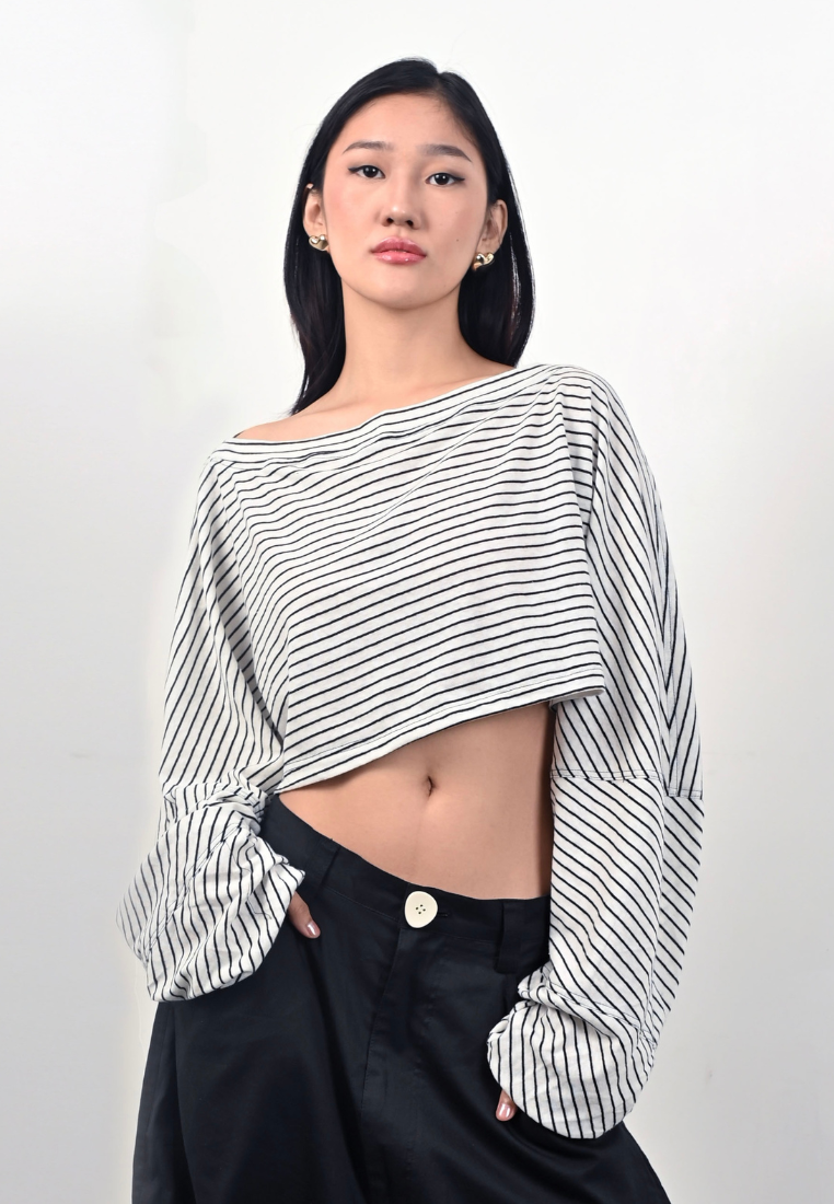 Agam Top | White And Black