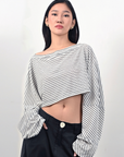 Agam Top | White And Black