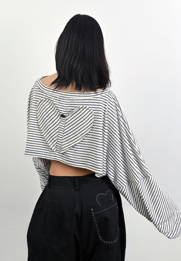 Agam Top | White And Black