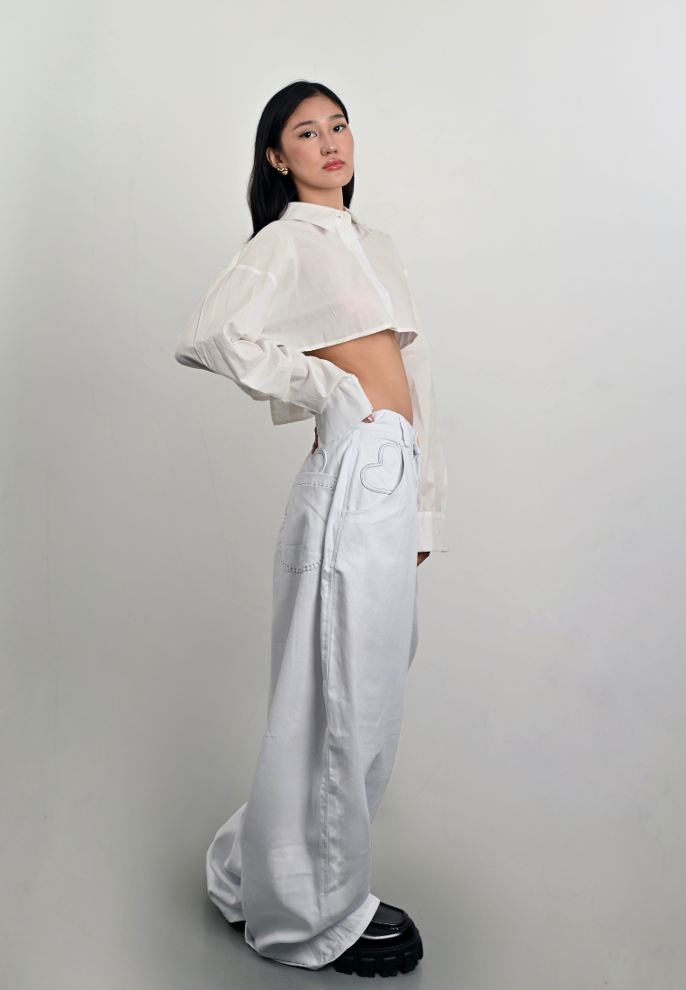 Louk wide-leg trousers