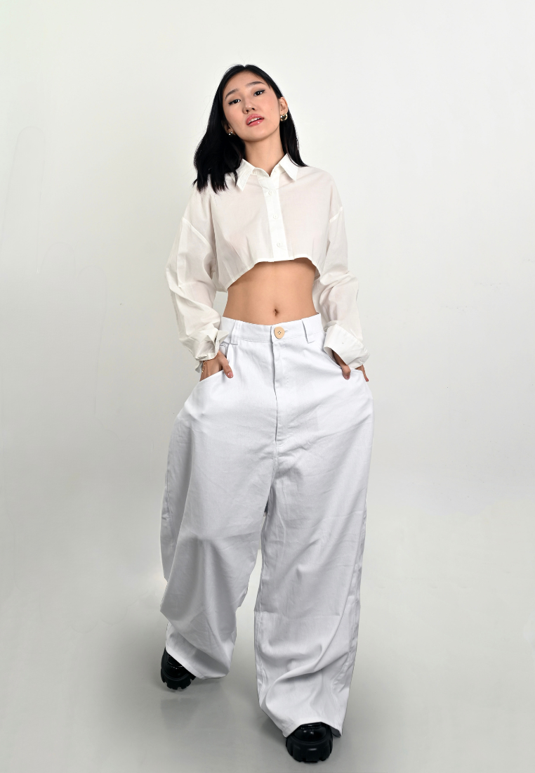 Louk wide-leg trousers
