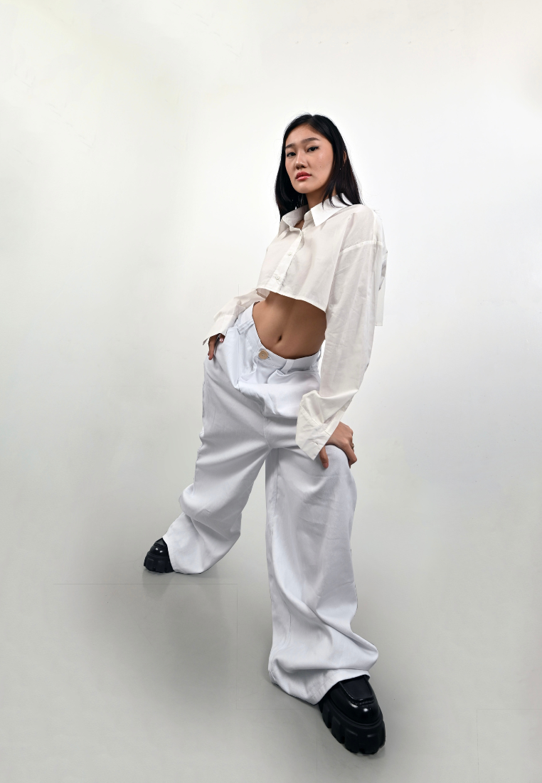 Louk wide-leg trousers