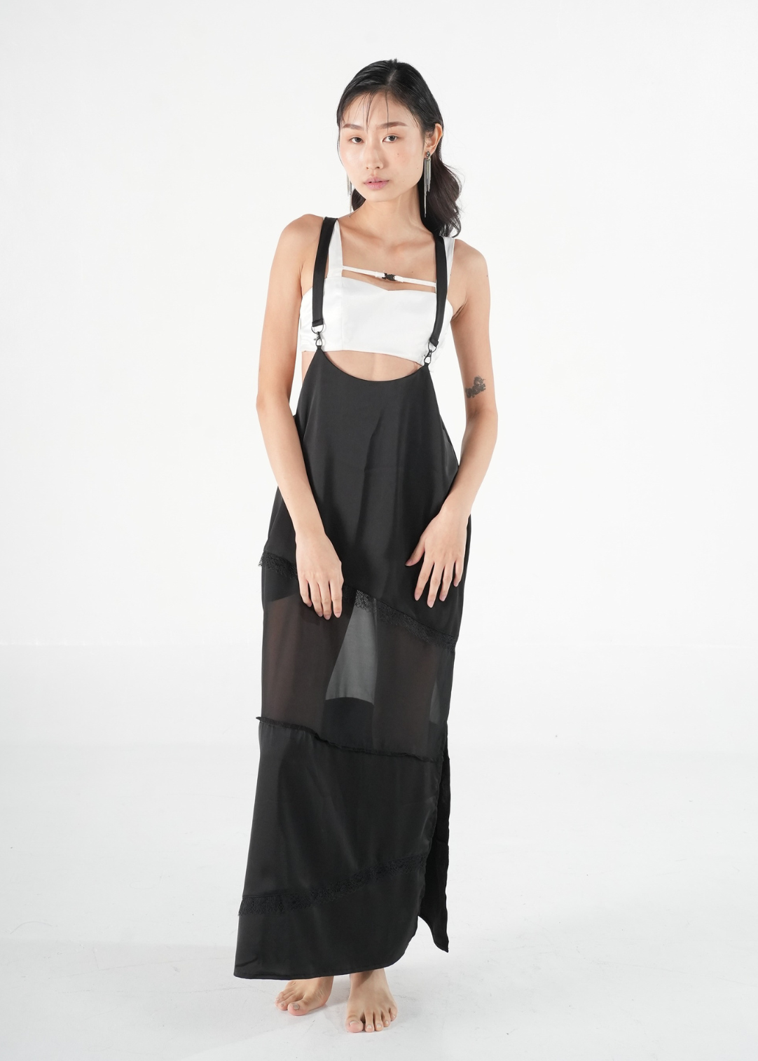 Karina Silk Dress | Black