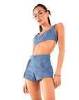 denim bralette