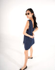 chiffon mini dress