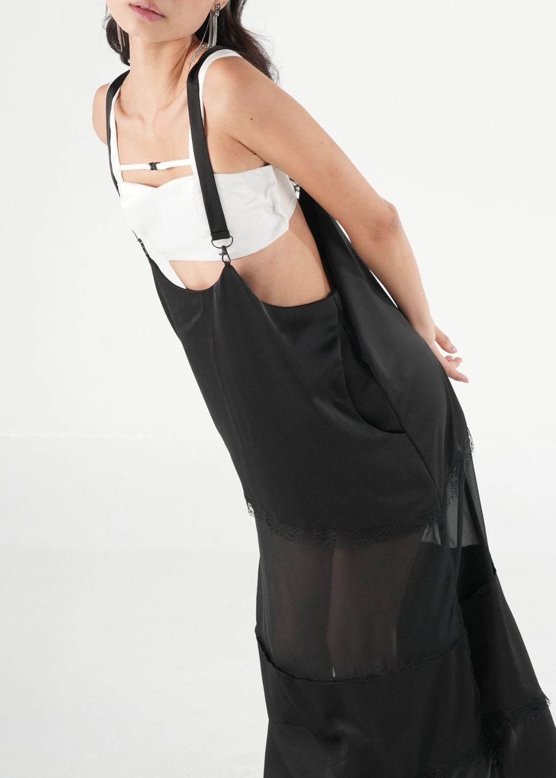 Karina Silk Dress | Black