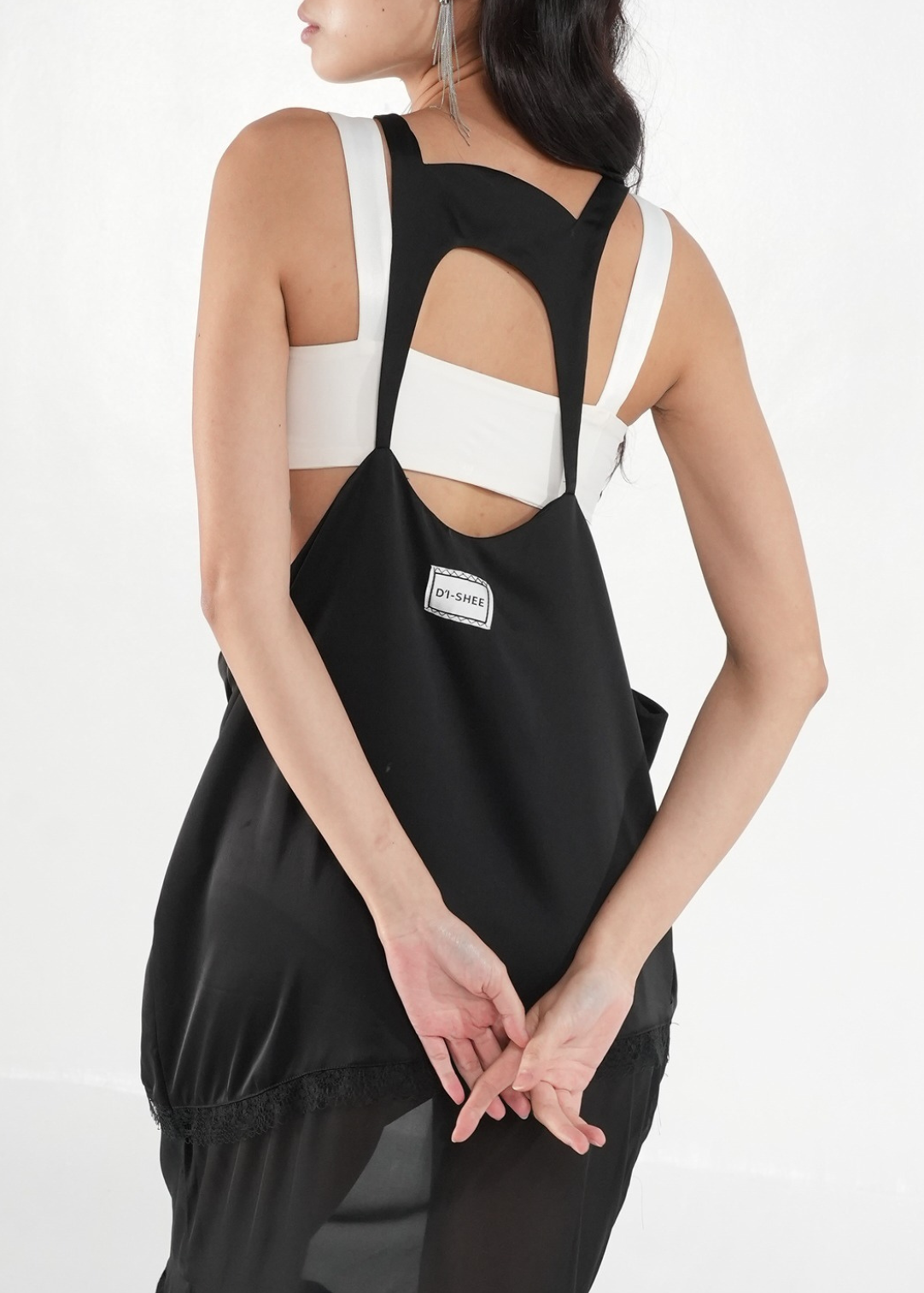 Karina Silk Dress | Black