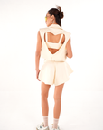 Libby Stylish Open Vest Top | Banana Yellow