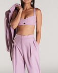 purple bra top
