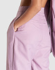 purple women trouser