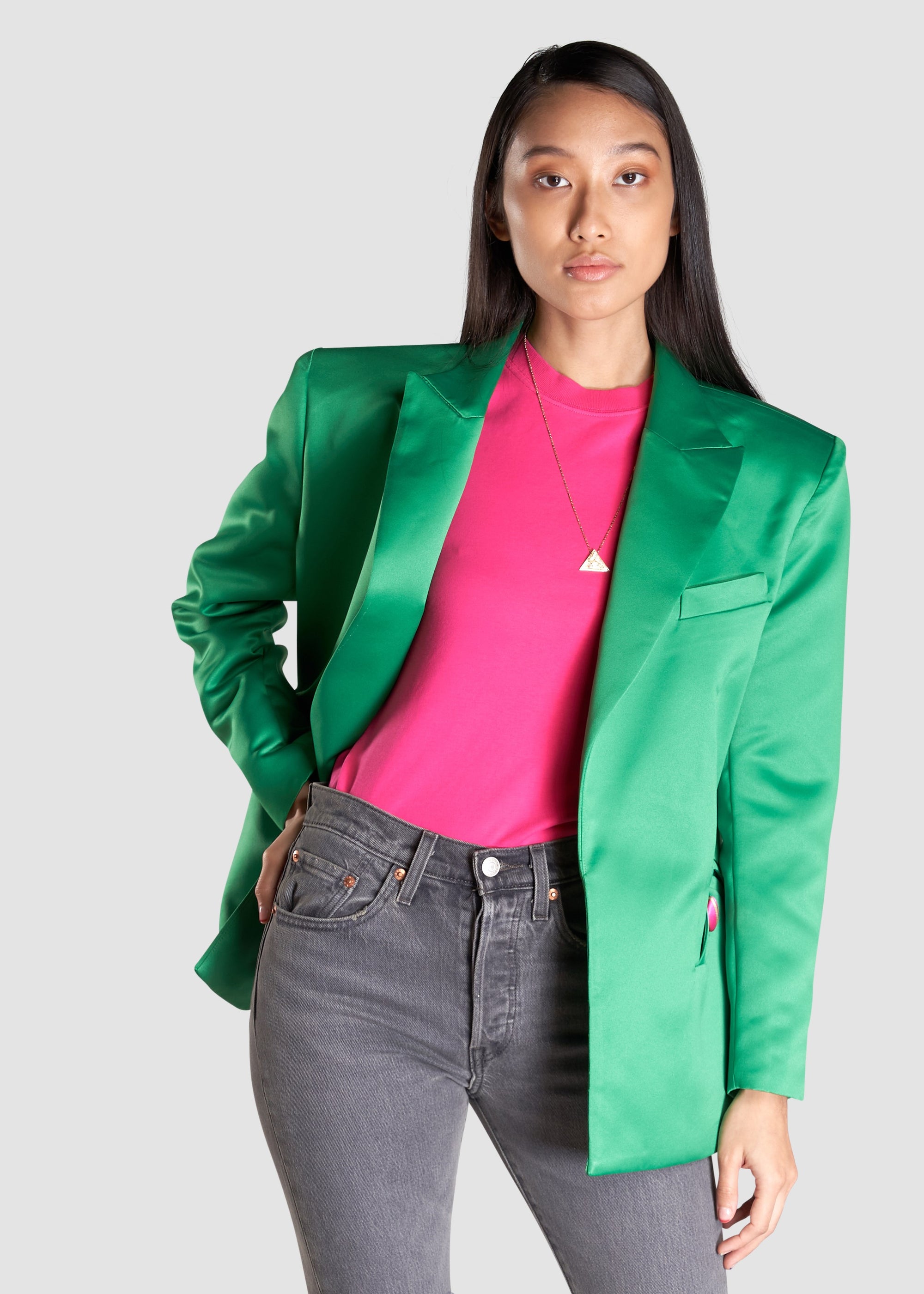 collared blazer