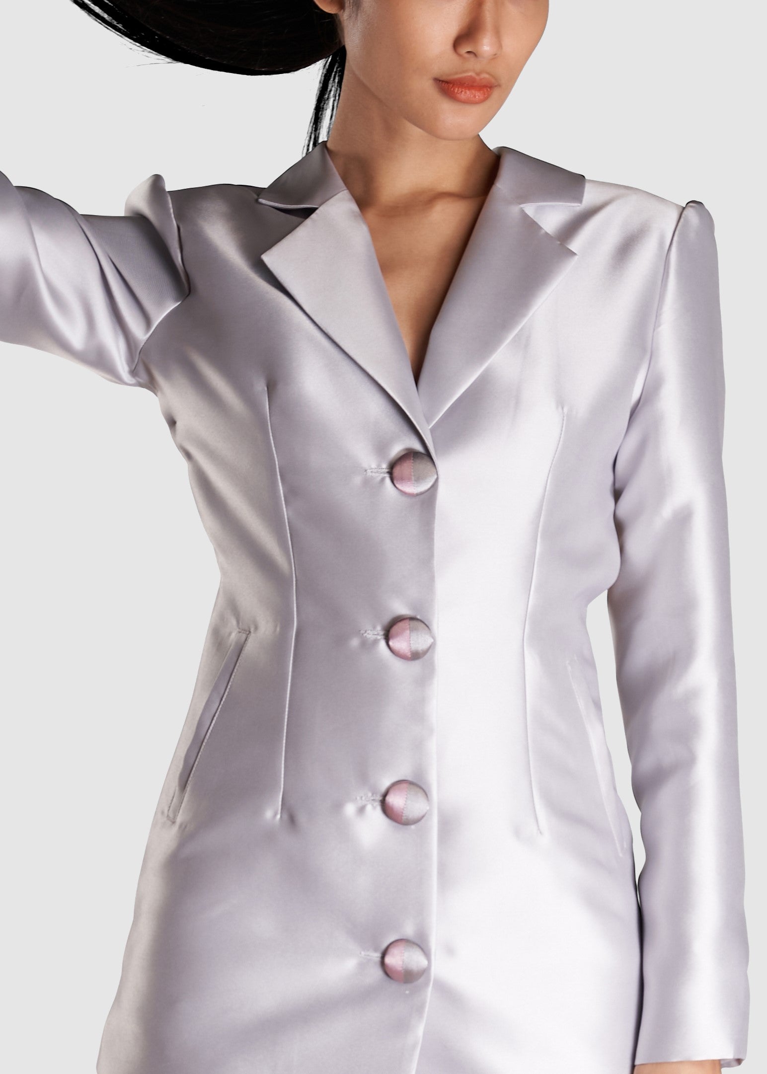 collared blazer dress