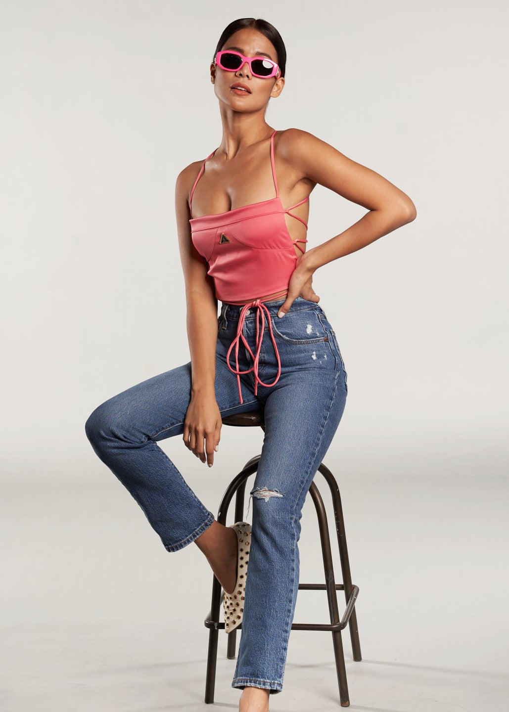 slim fit mini crop top