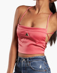 lined crop top