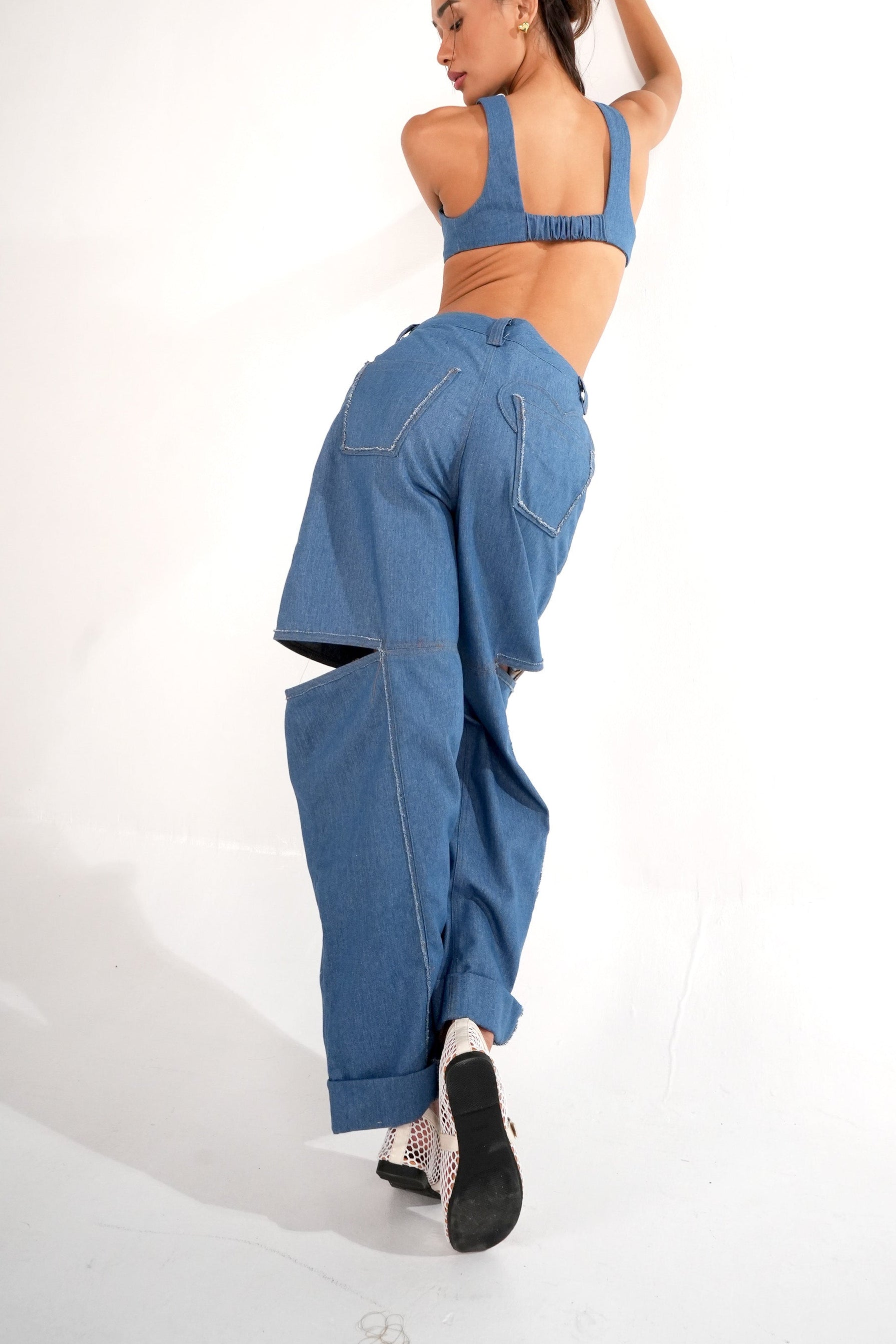 light blue pants