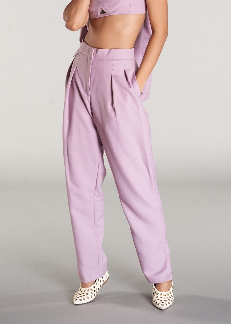 purple trouser