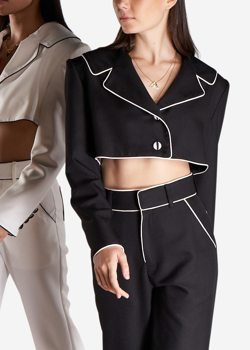 blazer cropped