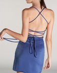 open back lined dress